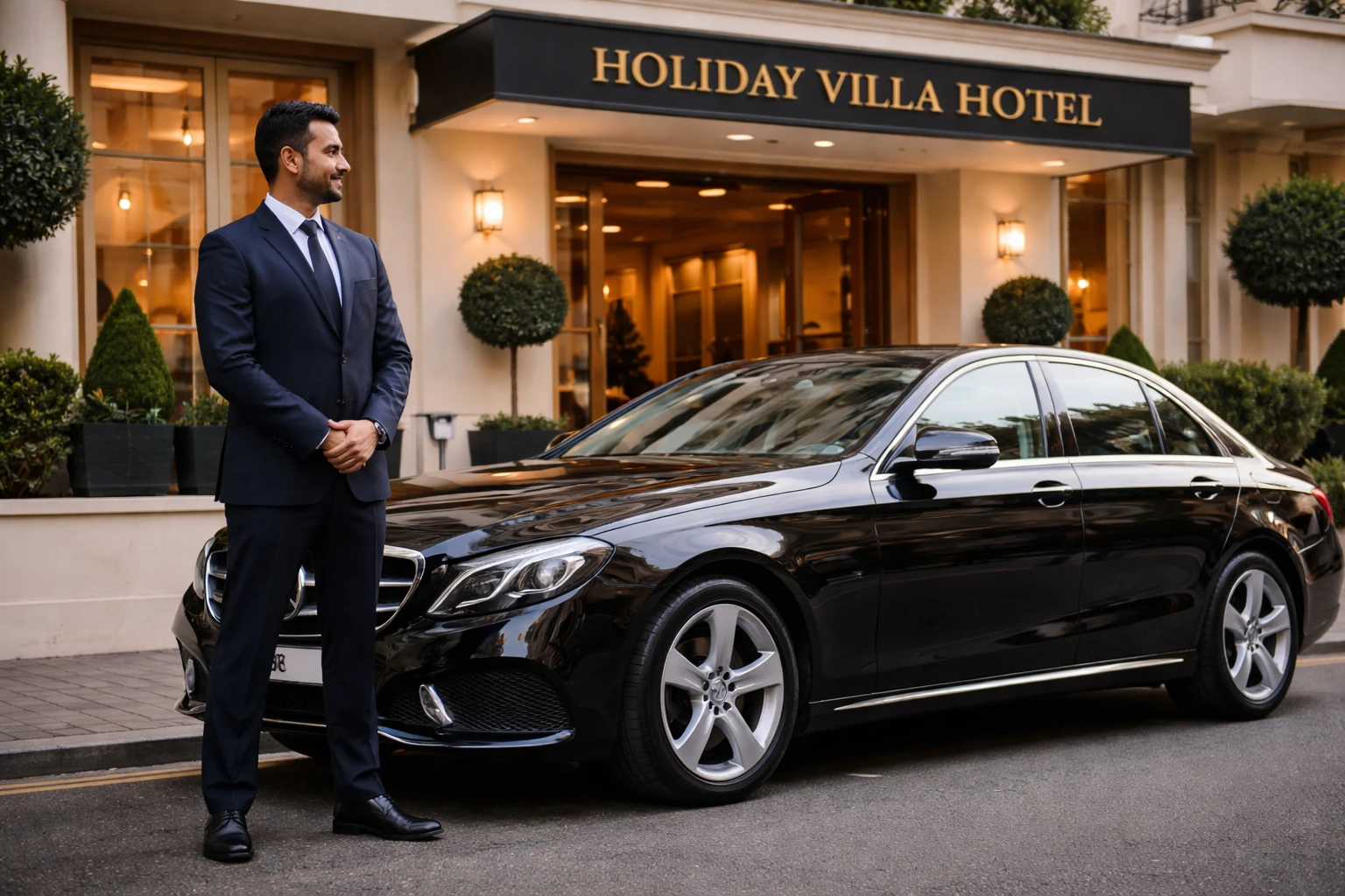 Holiday Villa Hotel Taxi Transfer to Heathrow Airport