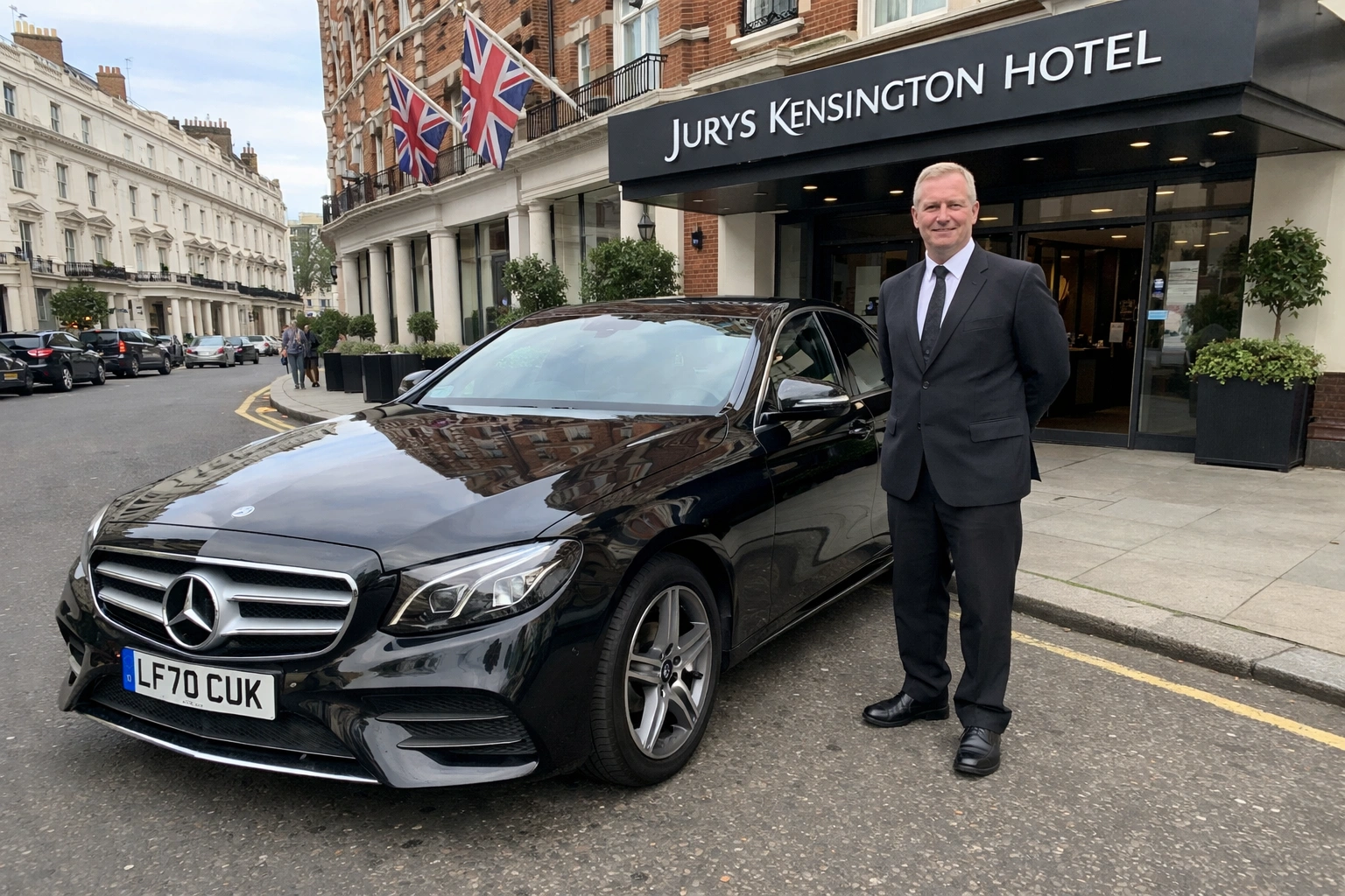 Heathrow T3 Taxi from Jurys Kensington Hotel