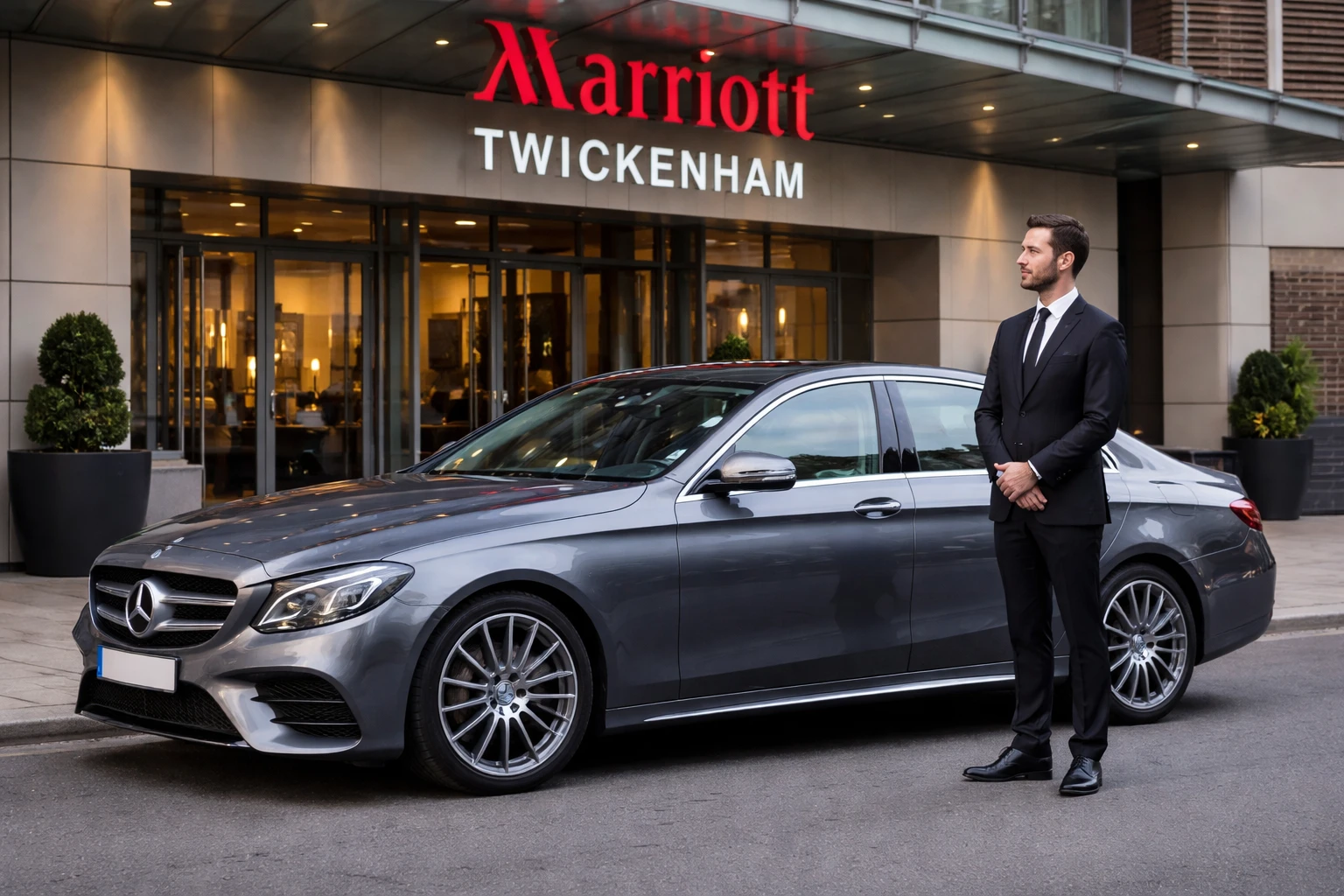 Marriott Twickenham to Heathrow T3 Taxi Transfer