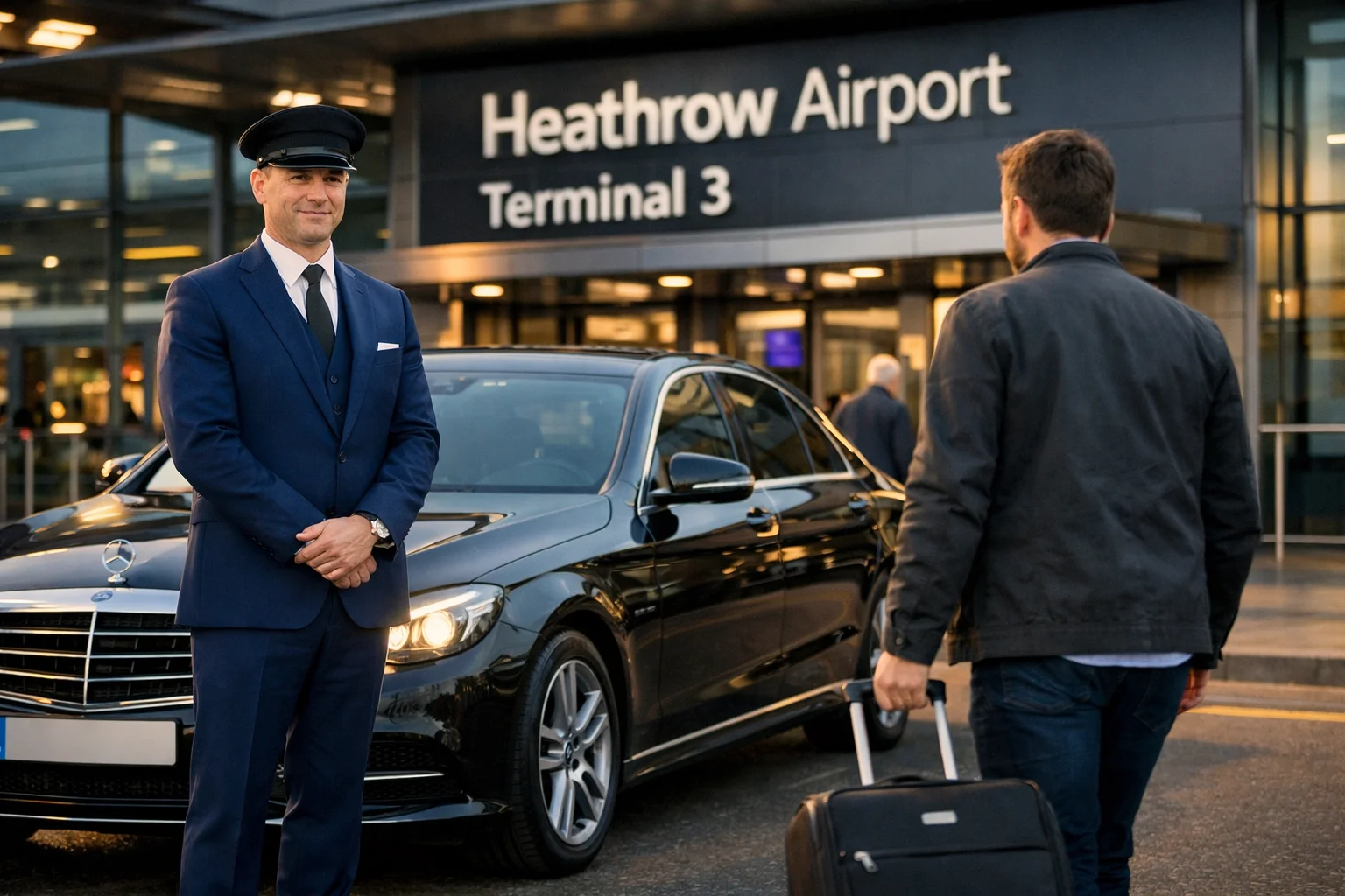 Travel From Premier Inn Chessington Taxi to Heathrow T3