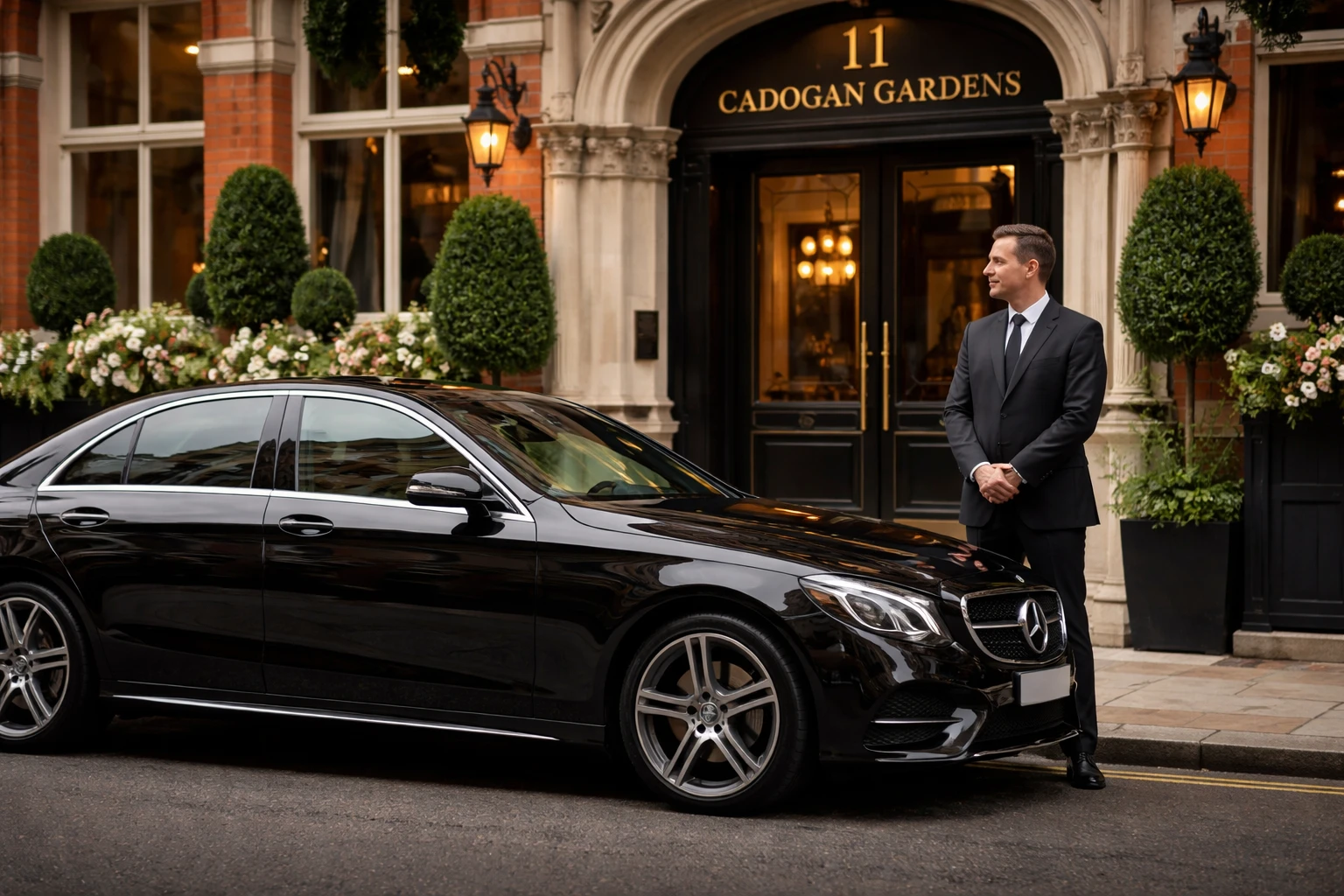 Taxi from 11 Cadogan Gardens to Heathrow Terminal 2