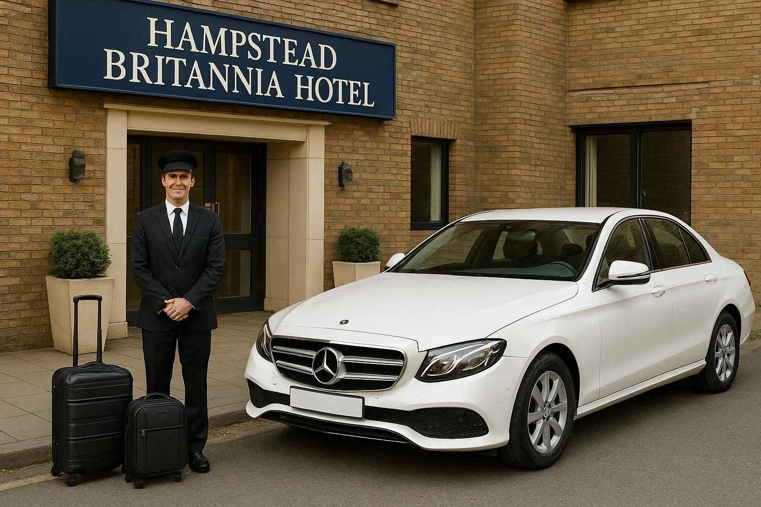 Hampstead Britannia Hotel Taxi to Heathrow Airport T2