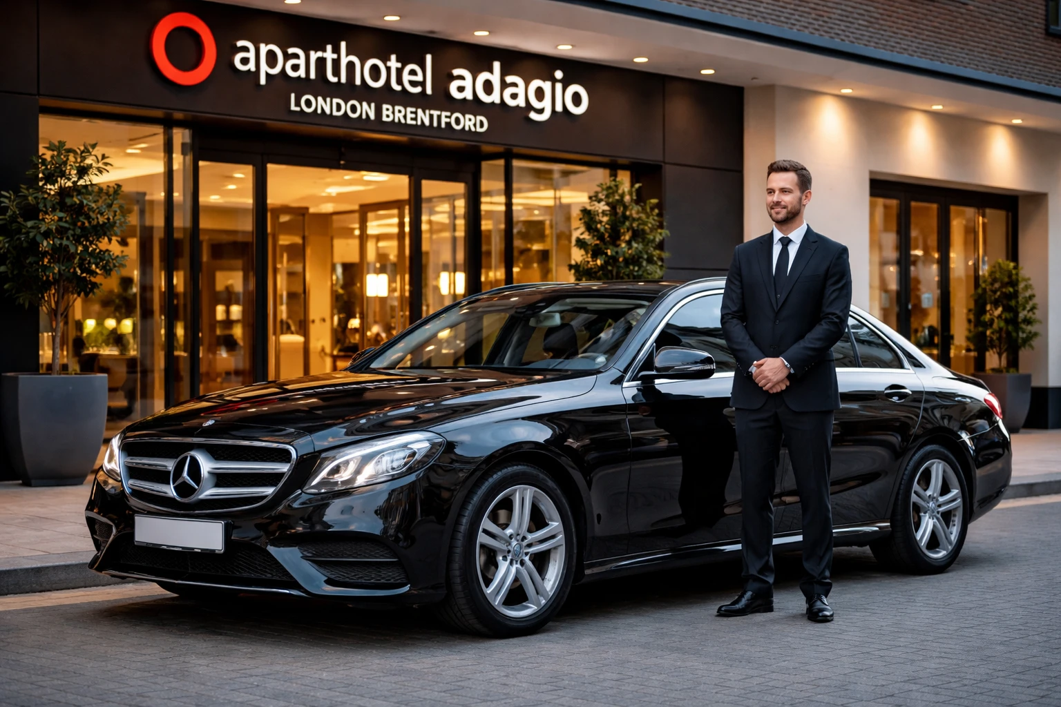 Taxi from Aparthotel Adagio Brentford to Heathrow Airport T2