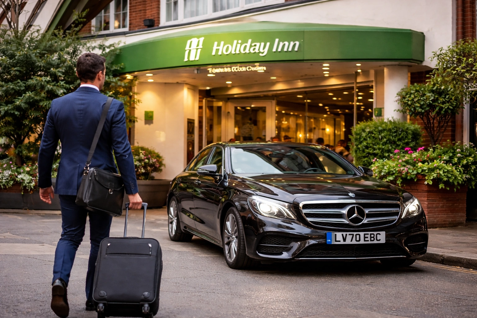 Holiday Inn Swiss Cottage Taxi to Heathrow Airport T2 