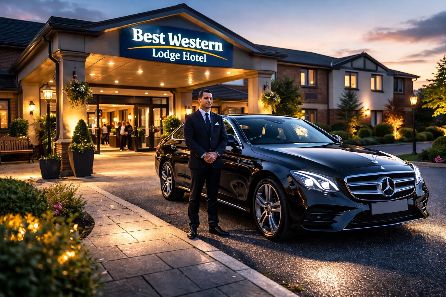 Taxi from Best Western Lodge Hotel to Heathrow T2
