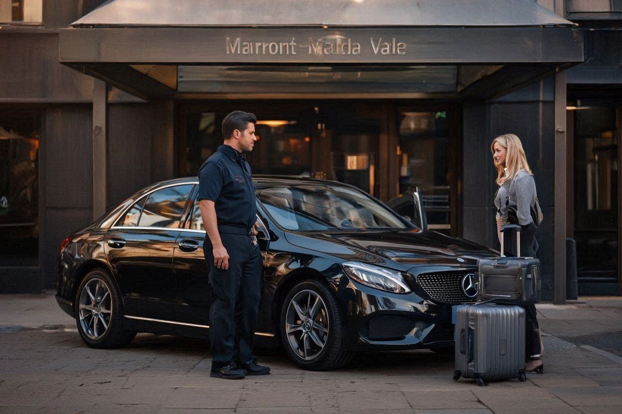 Marriott Maida Vale Hotel Taxi to Heathrow Airport T2