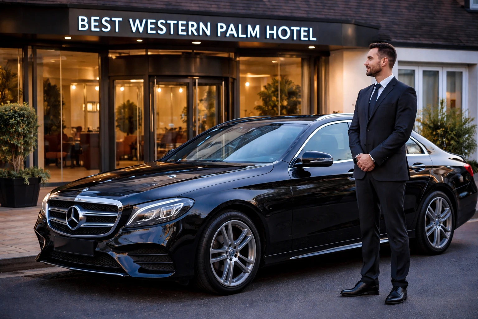Taxi Best Western Palm Hotel to Heathrow Airport T2