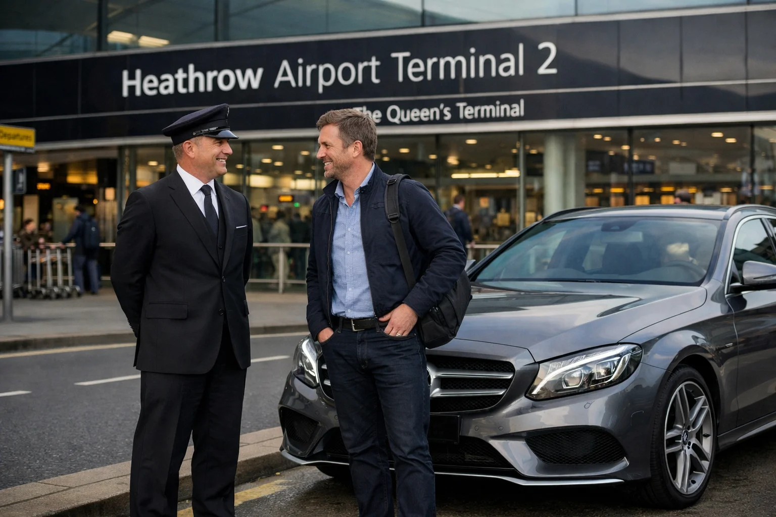 Clarendon Grange Hotel Taxi: Journey to Heathrow T 2