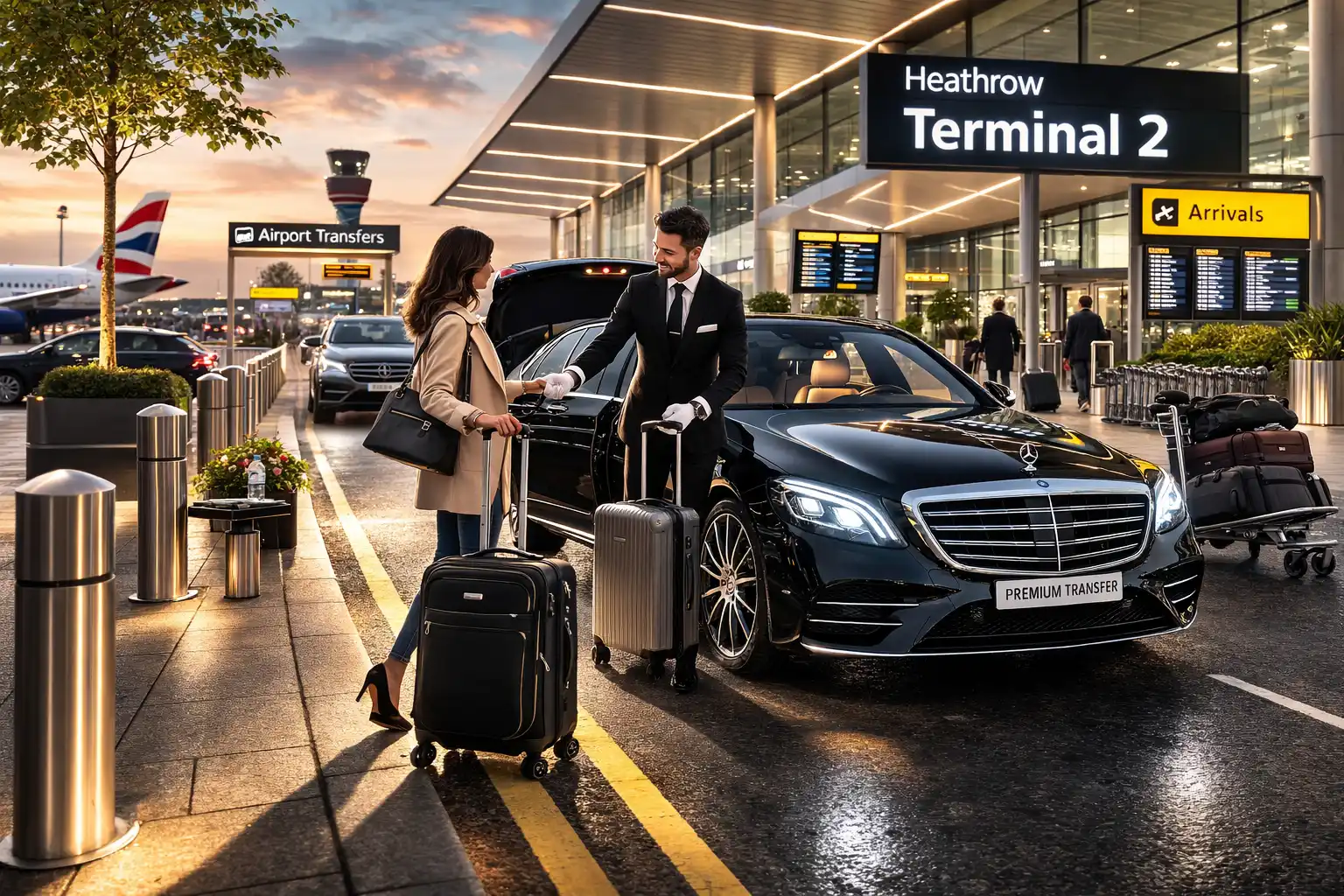 E5 Clapton Taxi from Heathrow Airport T2  Airport Transfers