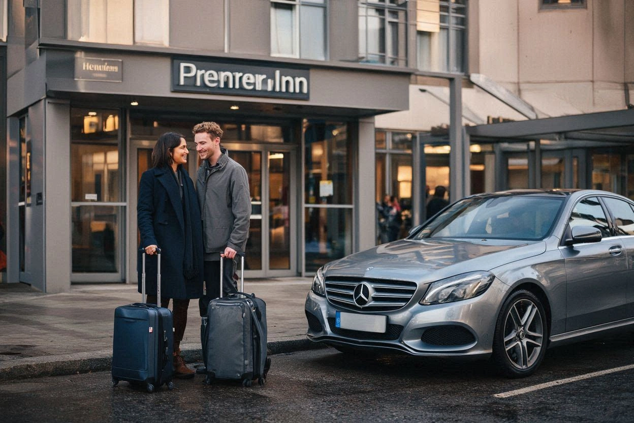 Premier Inn Hendon Taxi to Heathrow Airport Terminal 2 
