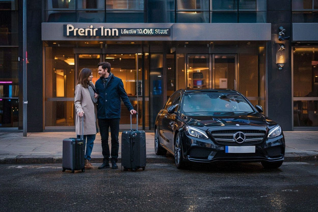 Premier Inn London City Old Street Taxi to Heathrow T2