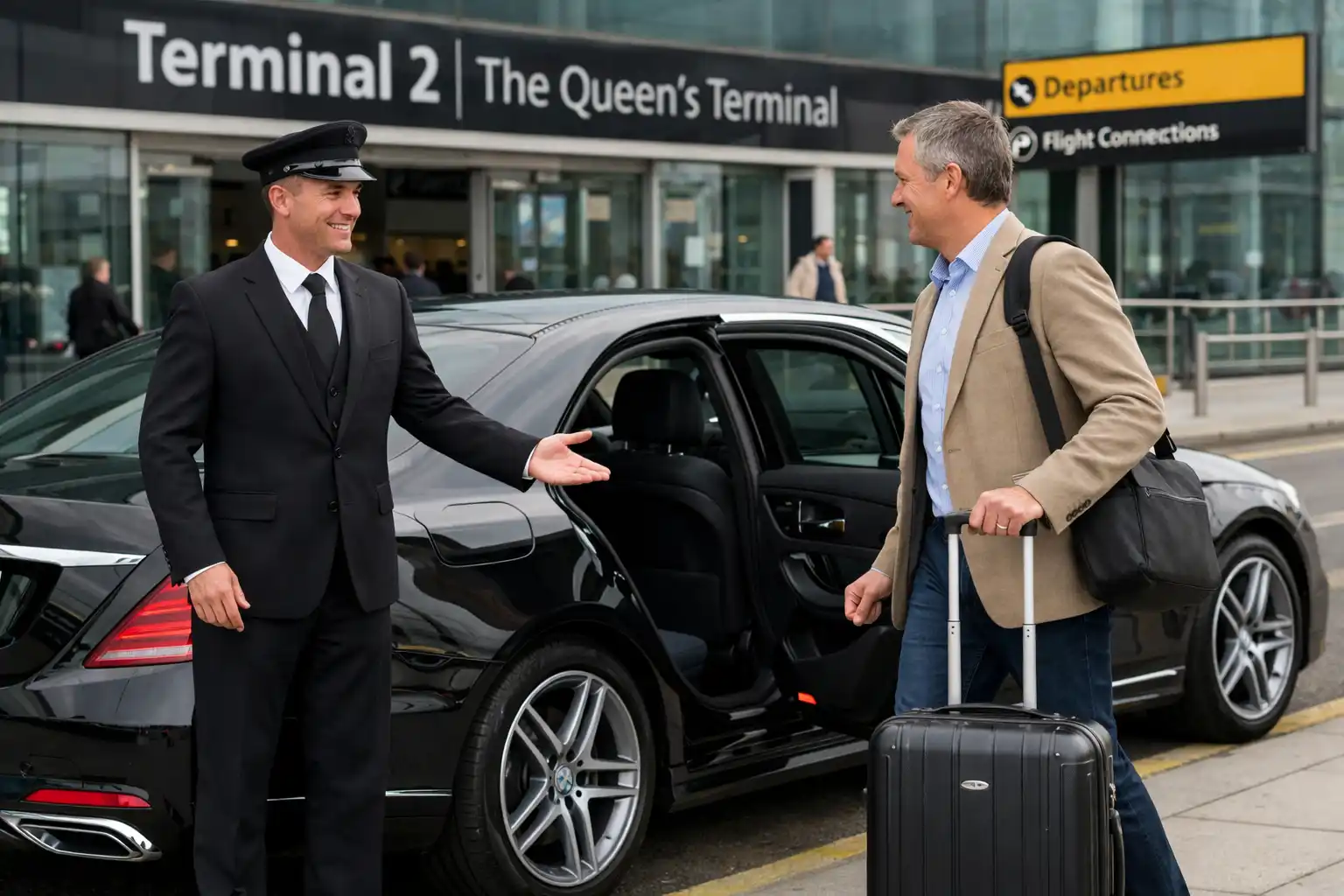 W1T Chitty Street Taxi to Heathrow Terminal  2
