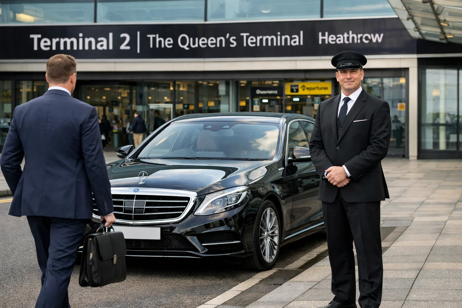 Derby Hotel Taxi to Heathrow Airport Terminal 2