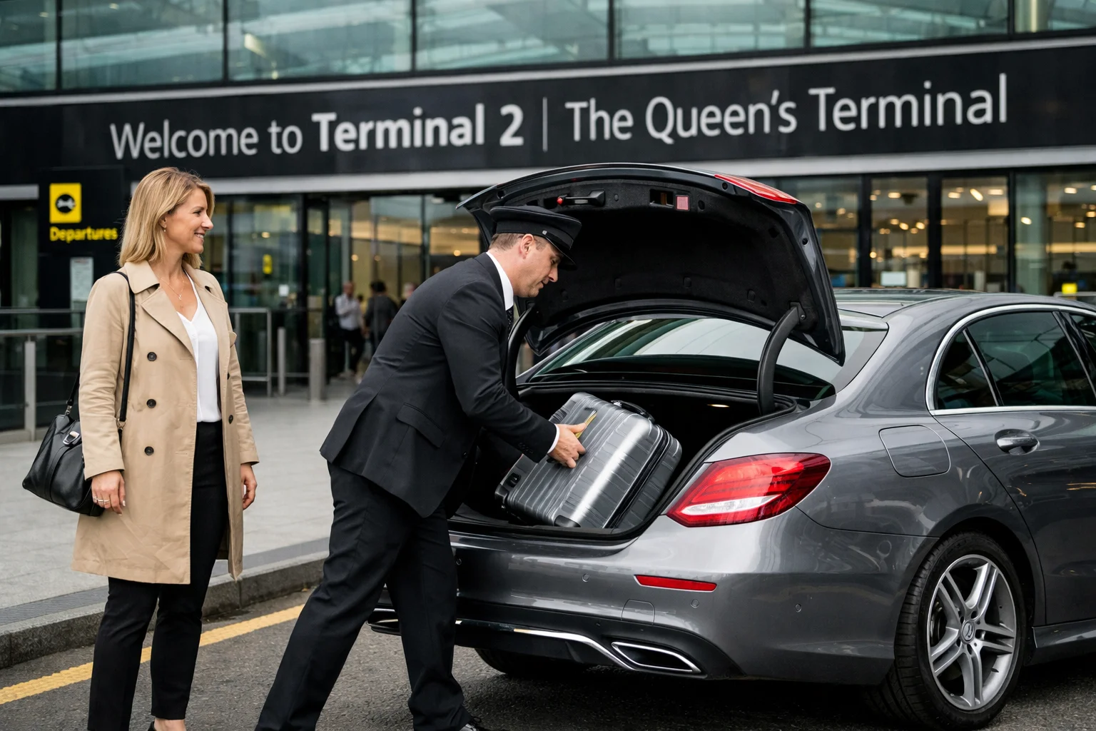 Journey from Express Limehouse Taxi to Heathrow Terminal 2
