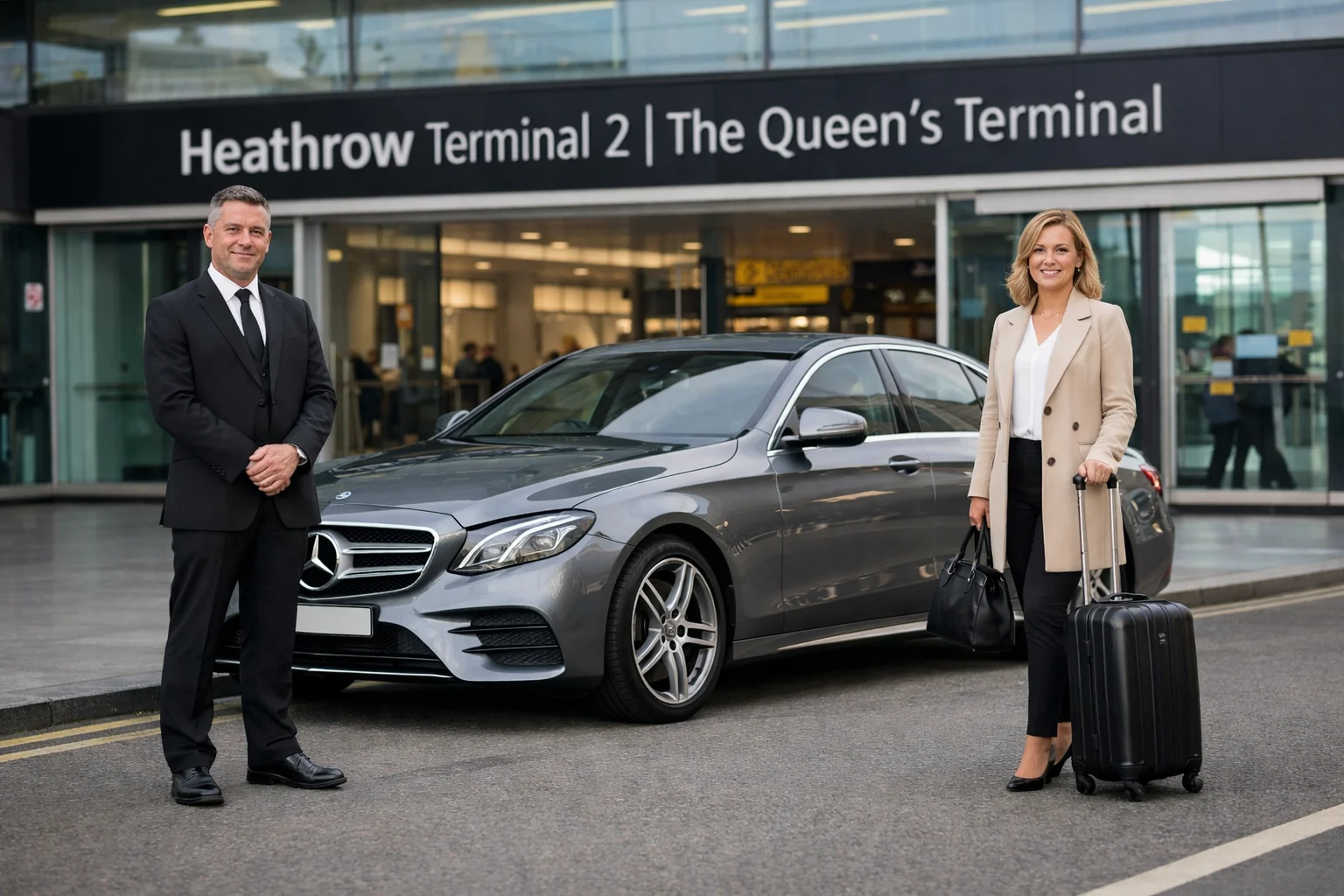 Express London City Taxi to Heathrow Airport Terminal 2