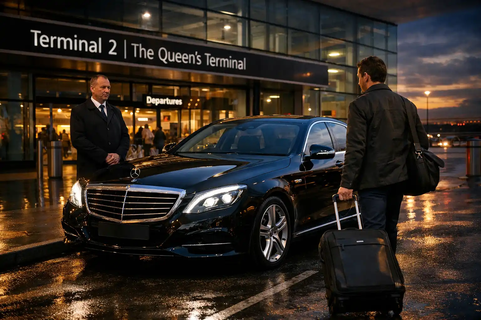 N9 Lower Edmonton Taxi from  Heathrow Terminal 2 