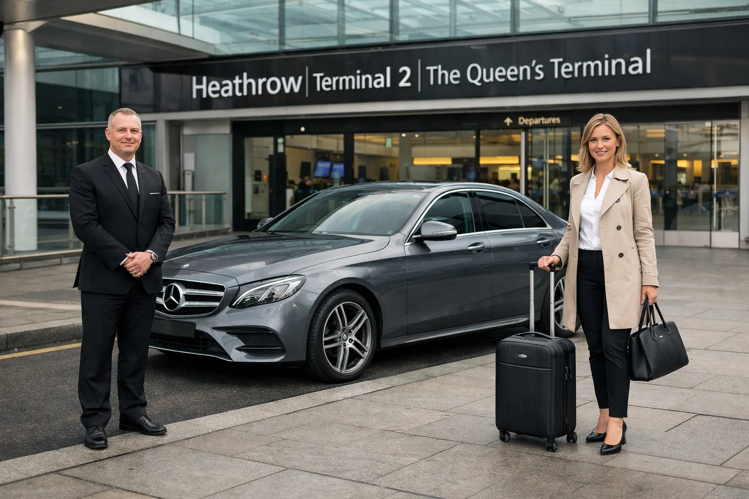 Taxi from Grange Rochester Hotel to Heathrow Terminal 2