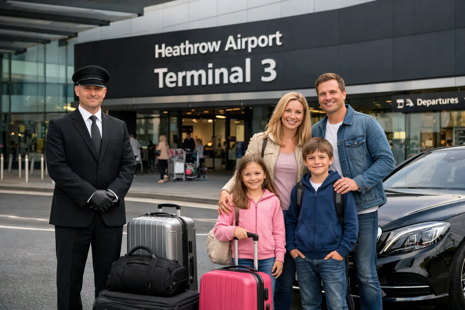 Heston Hyde Hotel London Taxi to Heathrow Airport Terminal 3