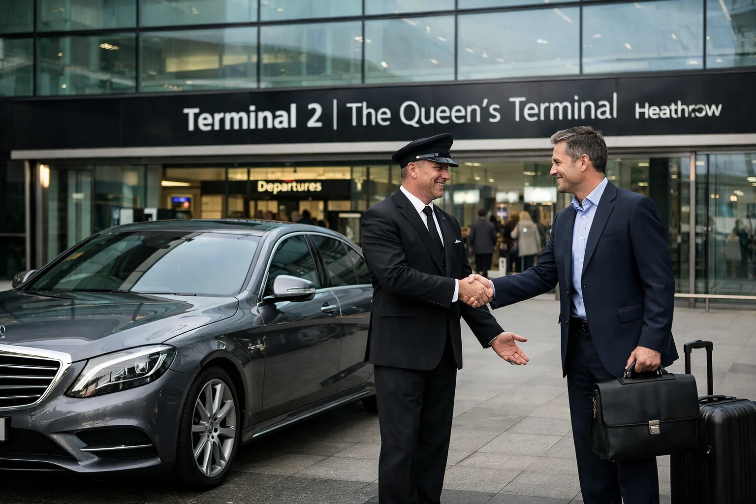 Grosvenor Hotel Guoman Taxi to Heathrow Airport Terminal 2