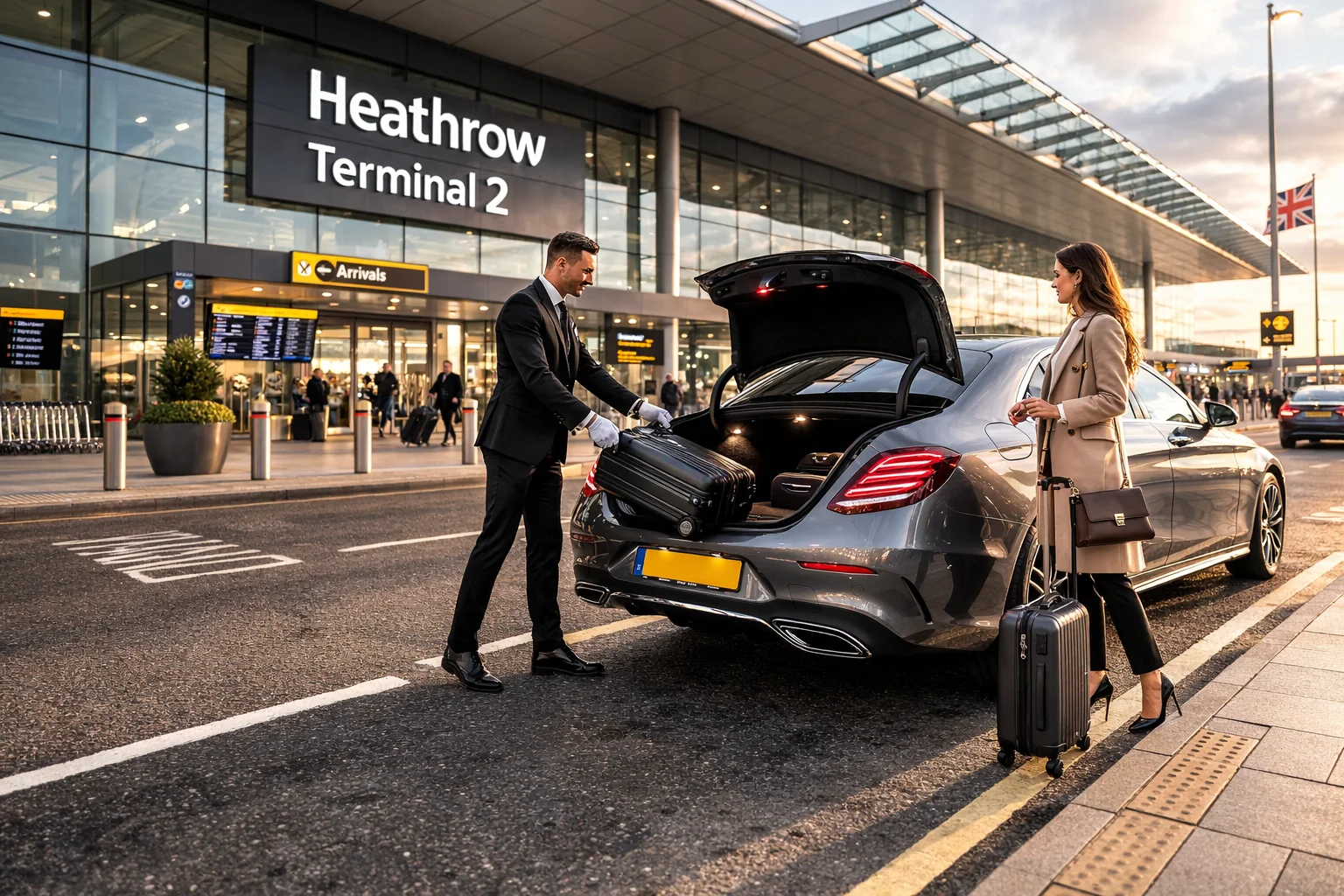 H10 London Waterloo Taxi to Heathrow Airport Terminal 2