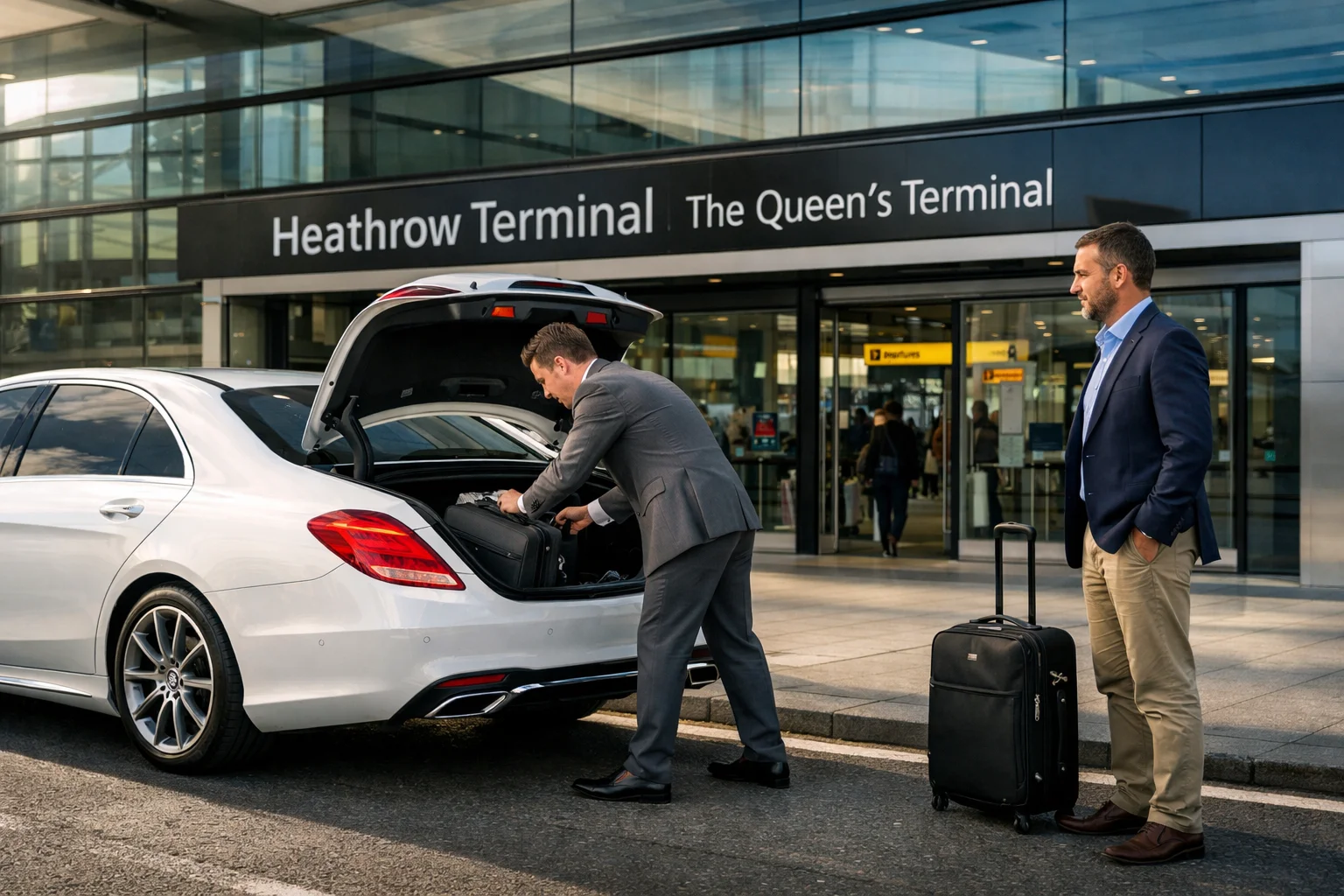 Halkin Hotel Taxi to Heathrow Airport Terminal 2