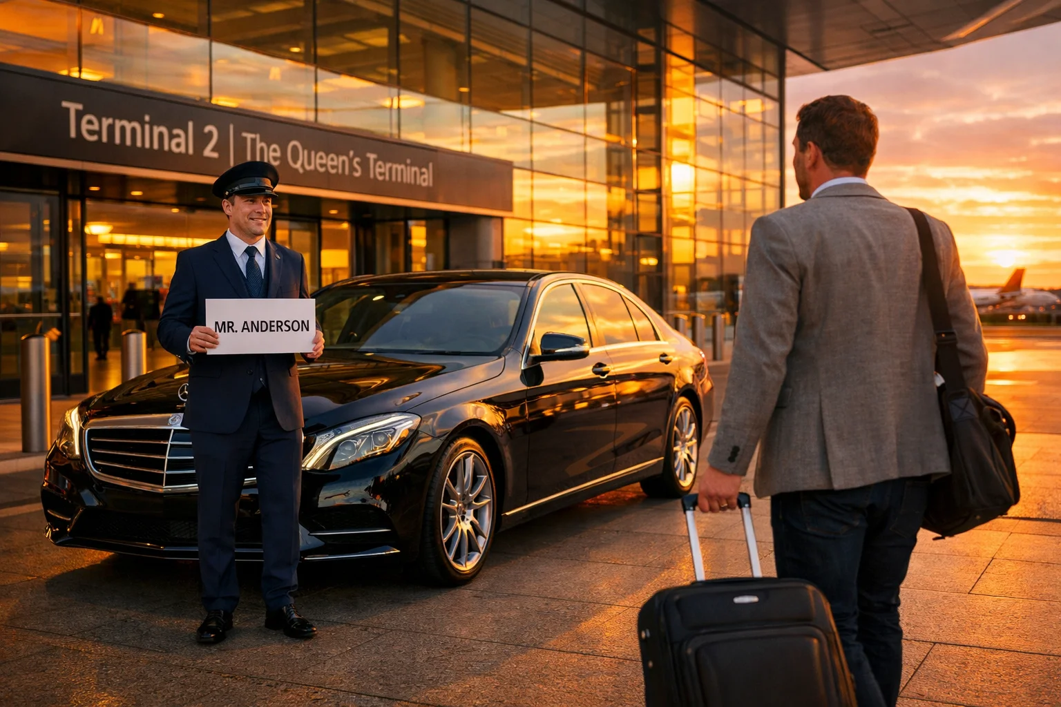 Hilton Mews London Taxi to Heathrow Airport Terminal 2