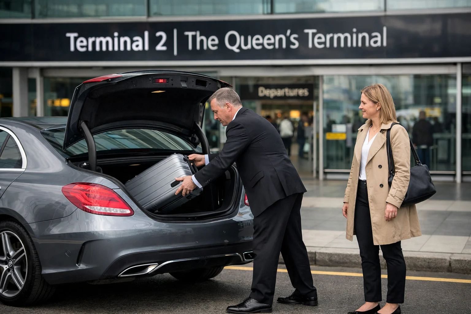 Hotel Hoxton Holborn Taxi to Heathrow Airport Terminal 2