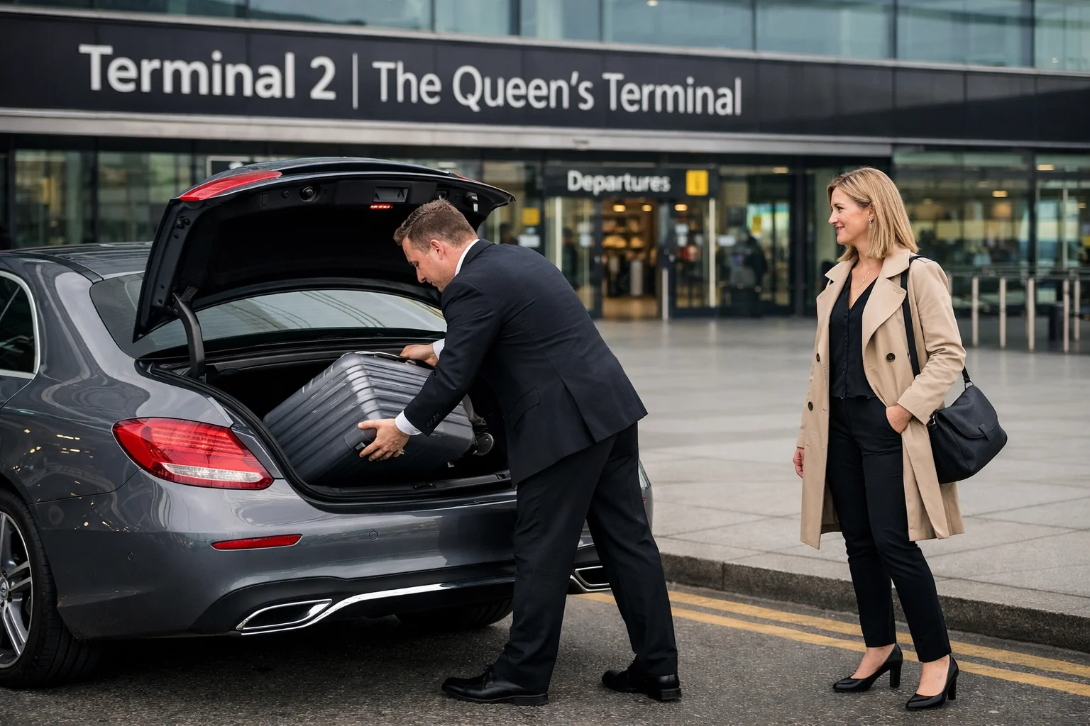 Journey from Leonard Hotel Taxi to Heathrow T2