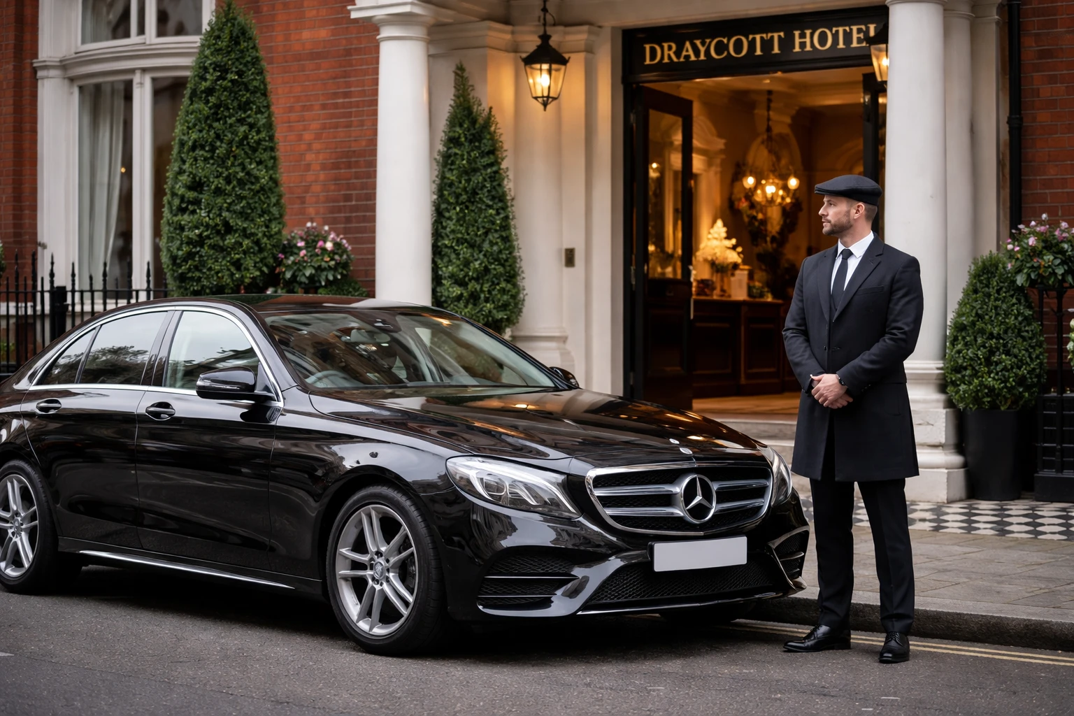 Draycott Hotel Taxi to Heathrow Airport T2 Transfer UK