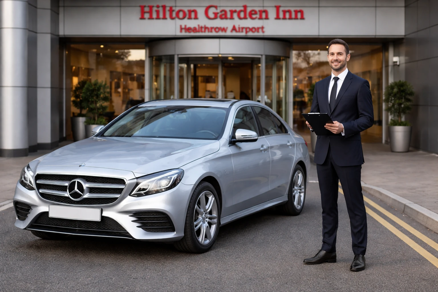 Heathrow Airport Taxi from Hilton Garden Inn to T2