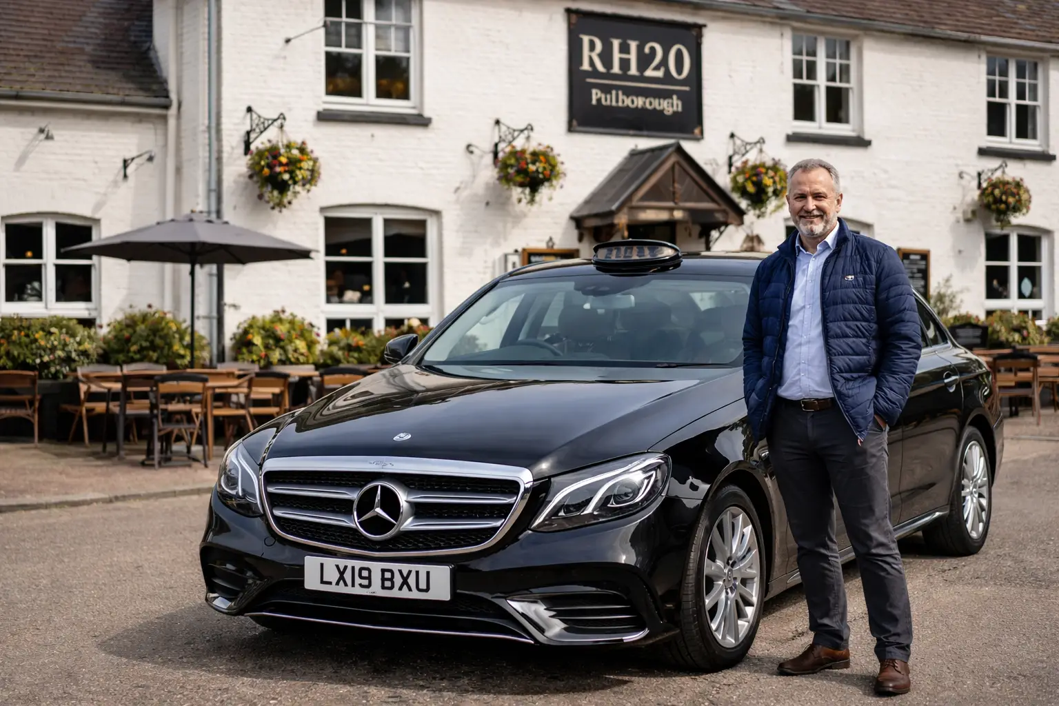 RH20 Pulborough to Heathrow Airport Terminal 2 taxi