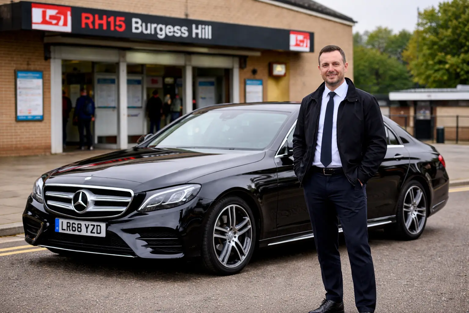 RH15 Burgess Hill to Heathrow Airport Terminal 2 from taxi