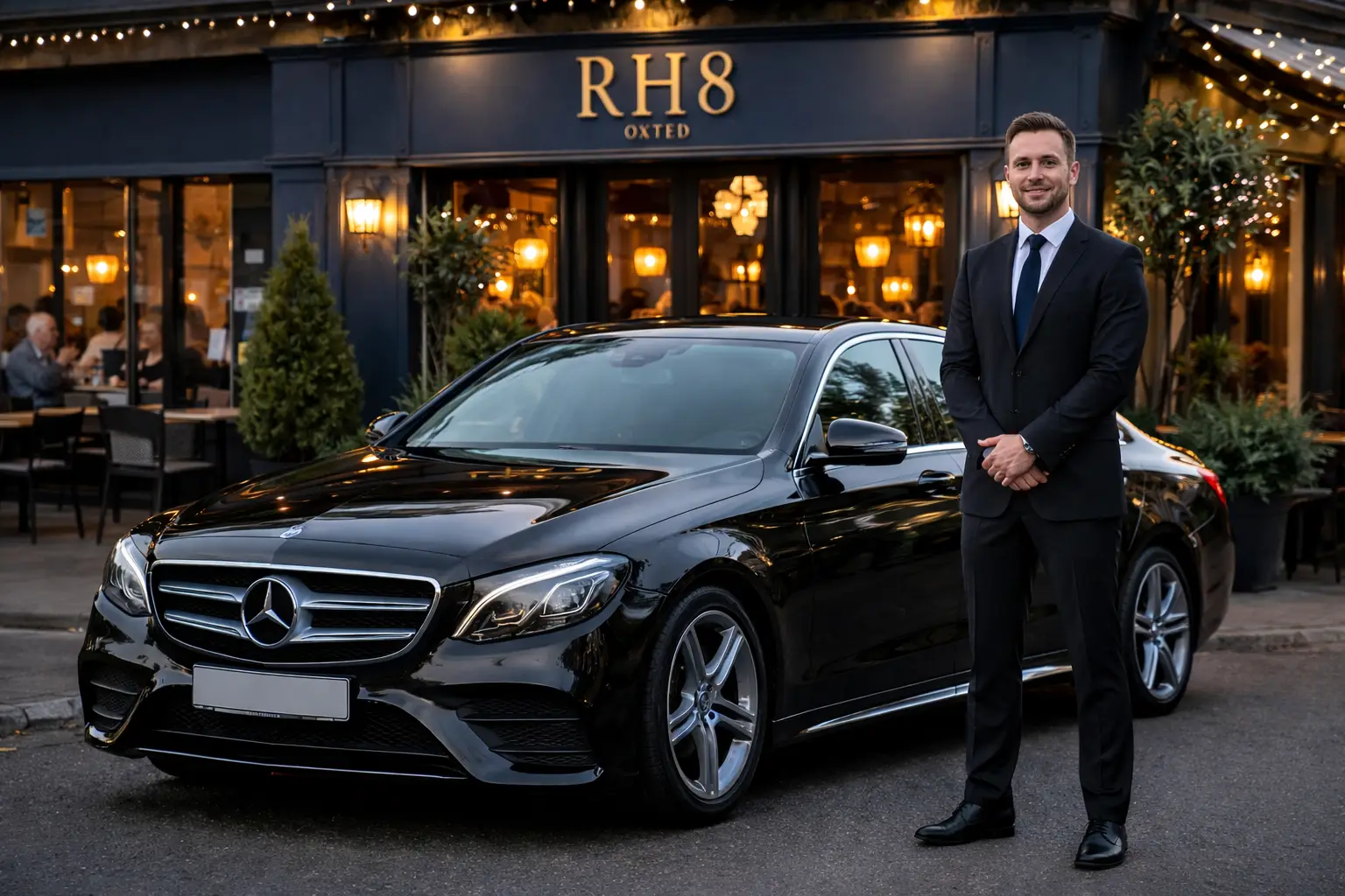 Heathrow T2 to Oxted RH8 Taxi Airport Transfer