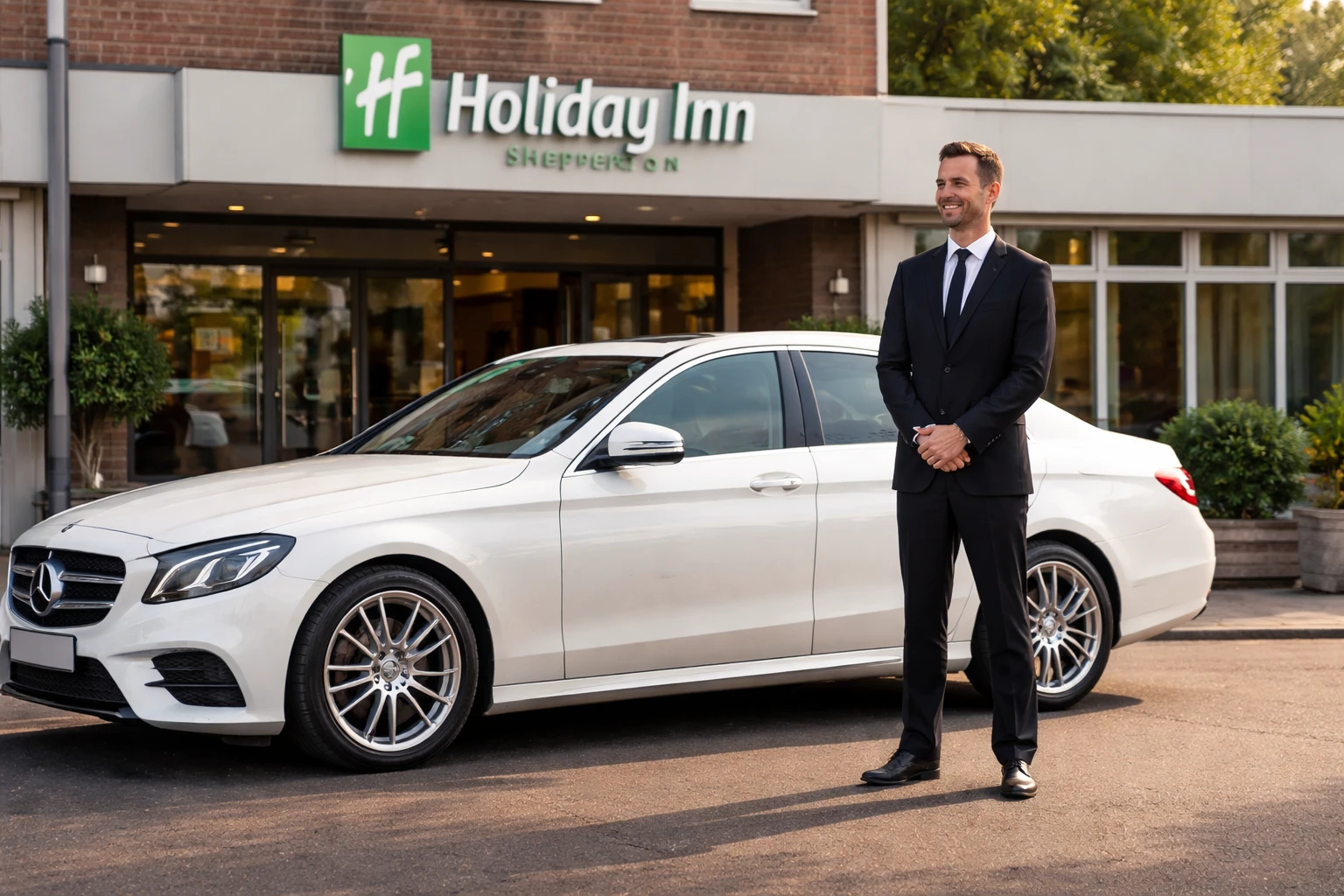 Holiday Inn Shepperton London Taxi to Heathrow Airport T2