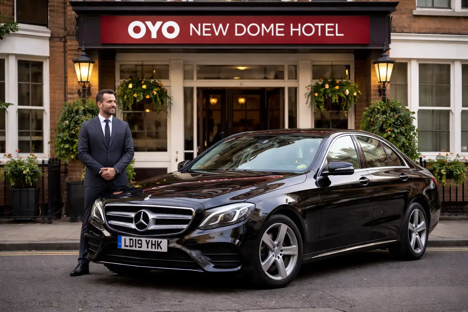 OYO New Dome Hotel Taxi to Heathrow Airport T2