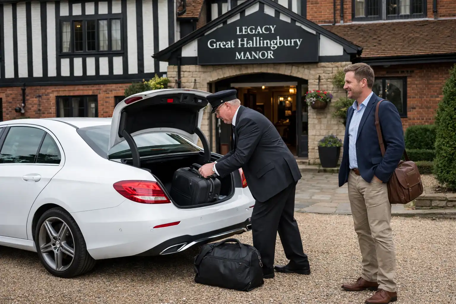 Legacy Great Hallingbury Manor Taxi to Heathrow T2