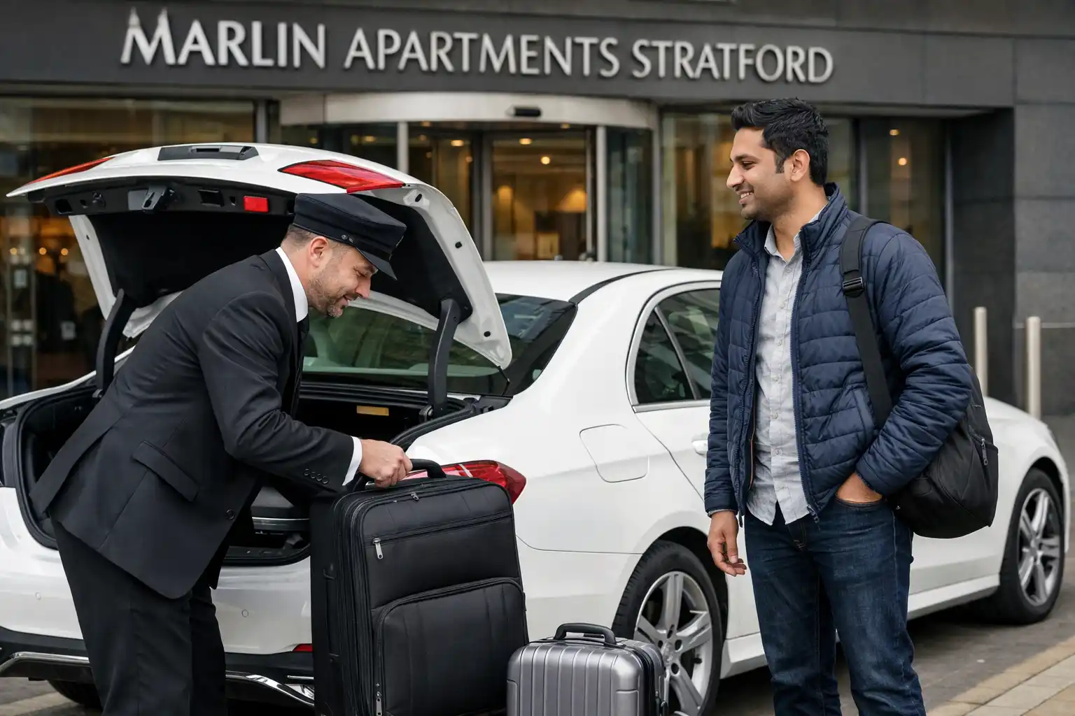 Marlin Apartments Stratford Taxi to Heathrow T2