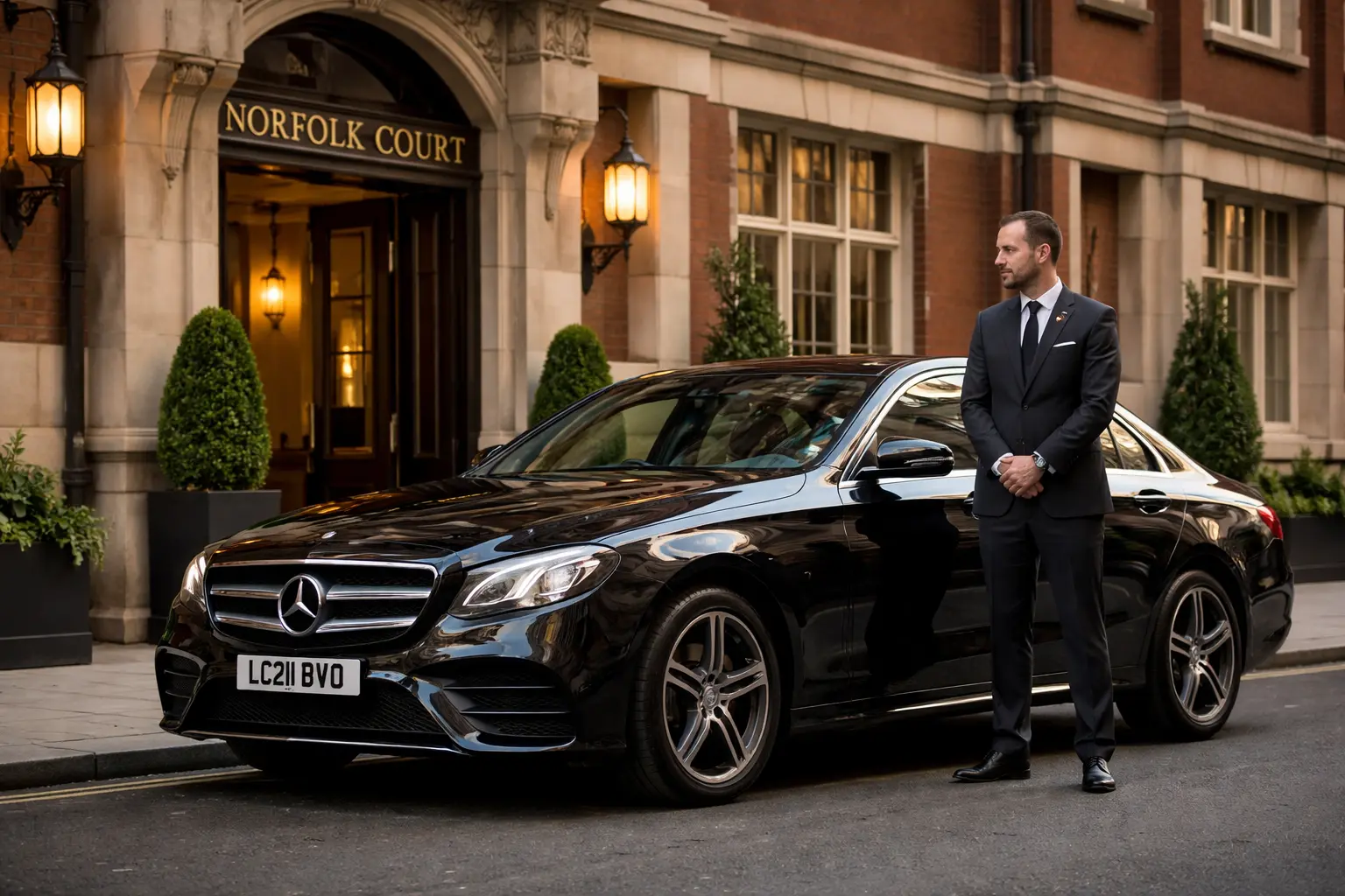 Norfolk Court Hotel Taxi  Heathrow Terminal 2 Transfers