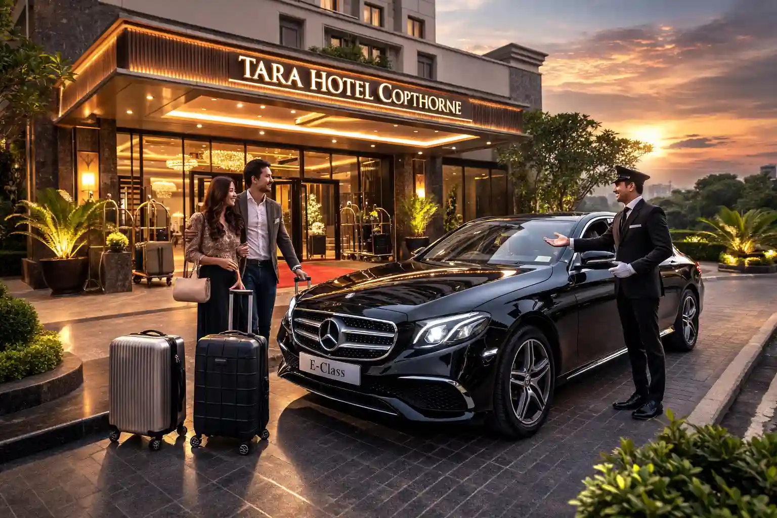 Tara Hotel Copthorne Taxi to Heathrow Airport Terminal 2