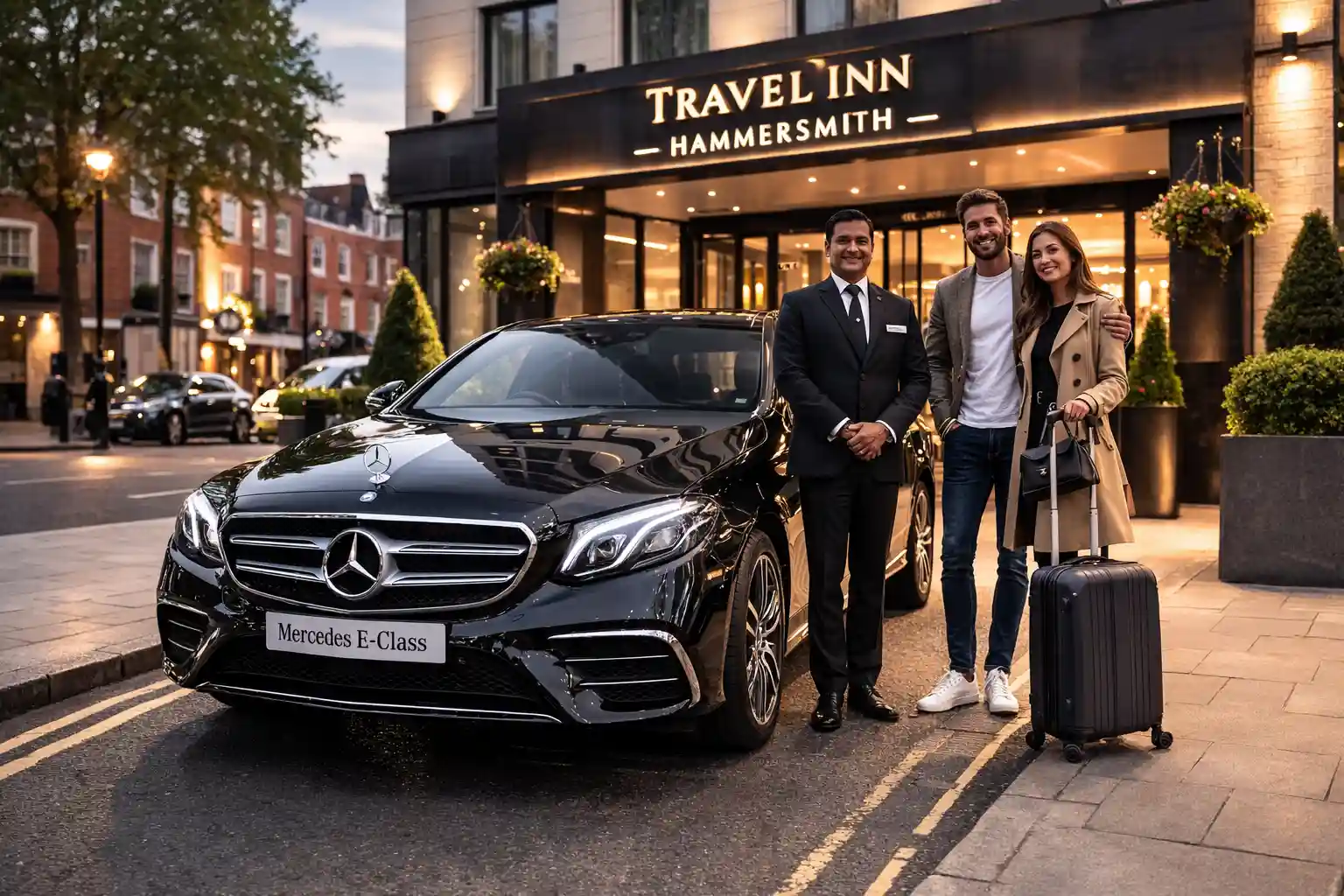 Travel Inn Hammersmith Taxi to Heathrow Airport Terminal 2