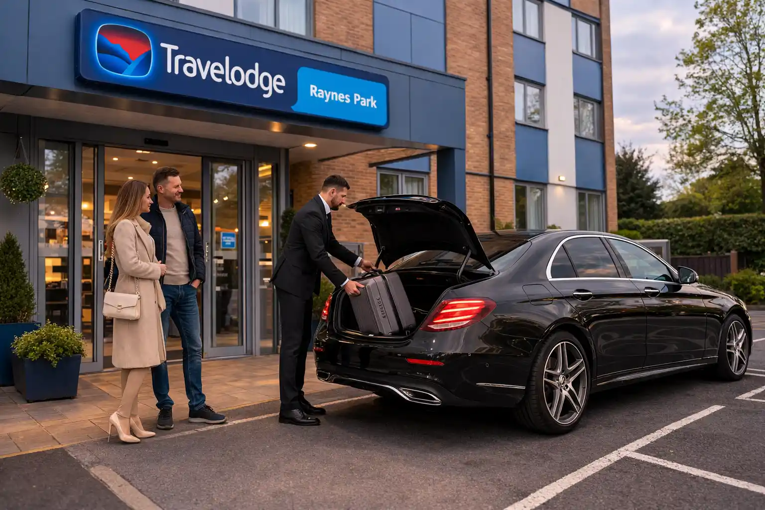 Travelodge Raynes Park Taxi to Heathrow Airport Terminal 2