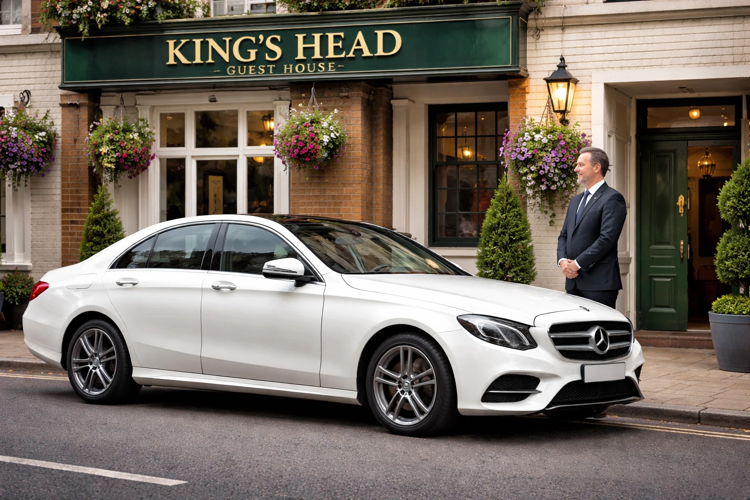 Kings Head Guest House Taxi to Heathrow Airport Transfer T2