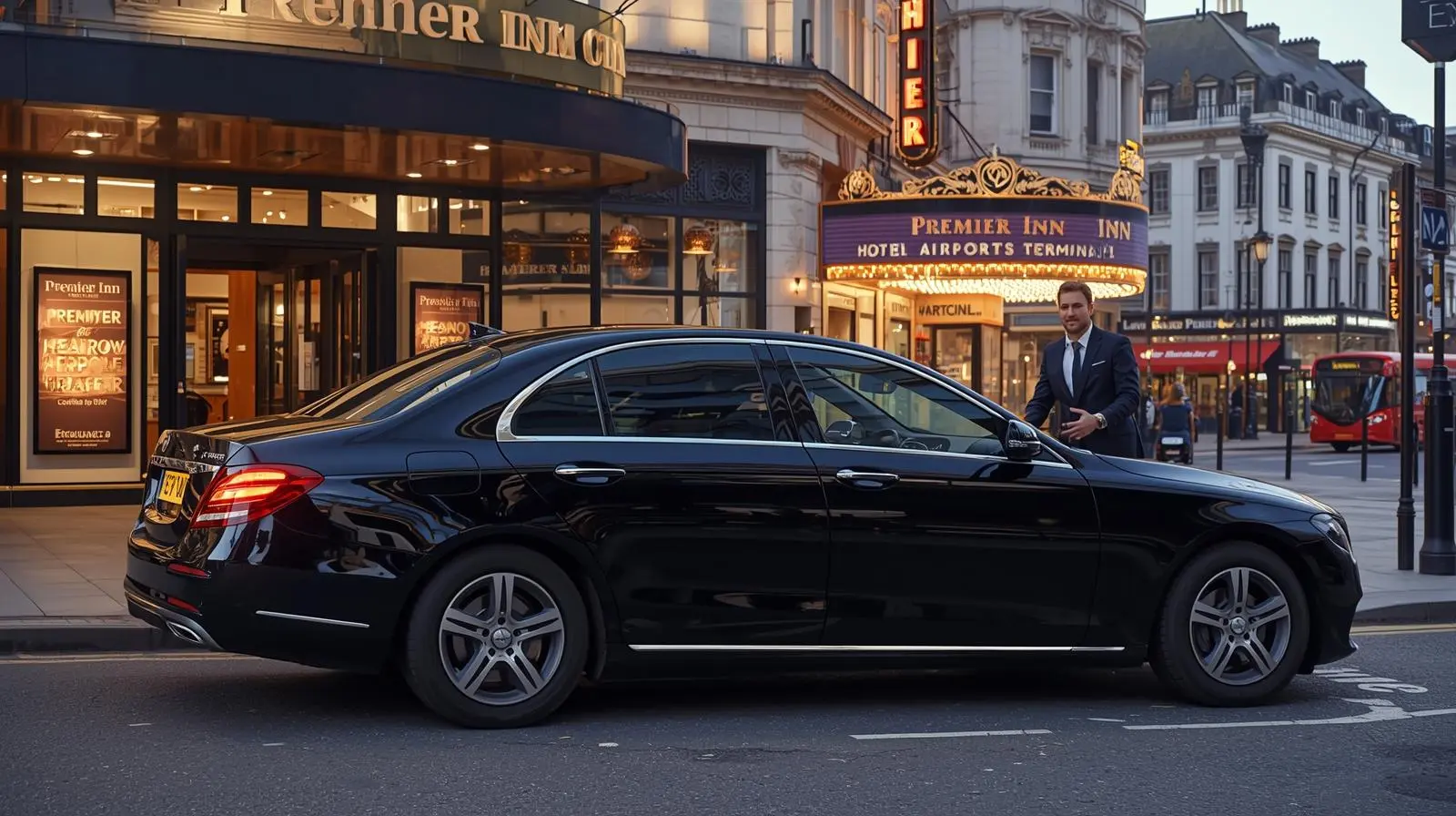 Premier Inn Leicester Square to Heathrow T2 Taxi