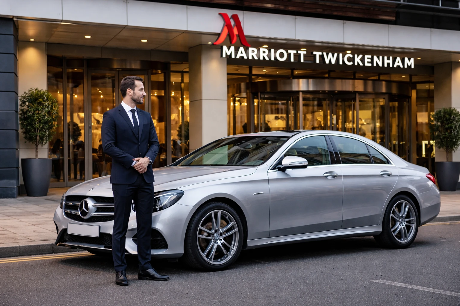 Marriott Twickenham Taxi to Heathrow Airport T2 Service