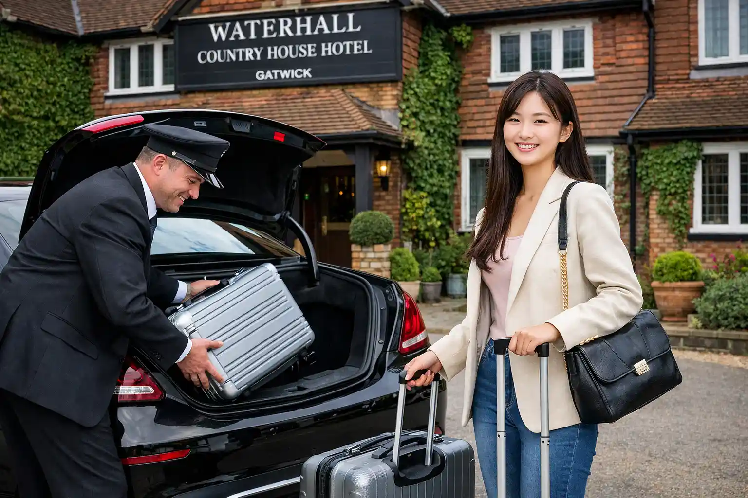 Waterhall Country House Hotel Gatwick Taxi – Heathrow T2