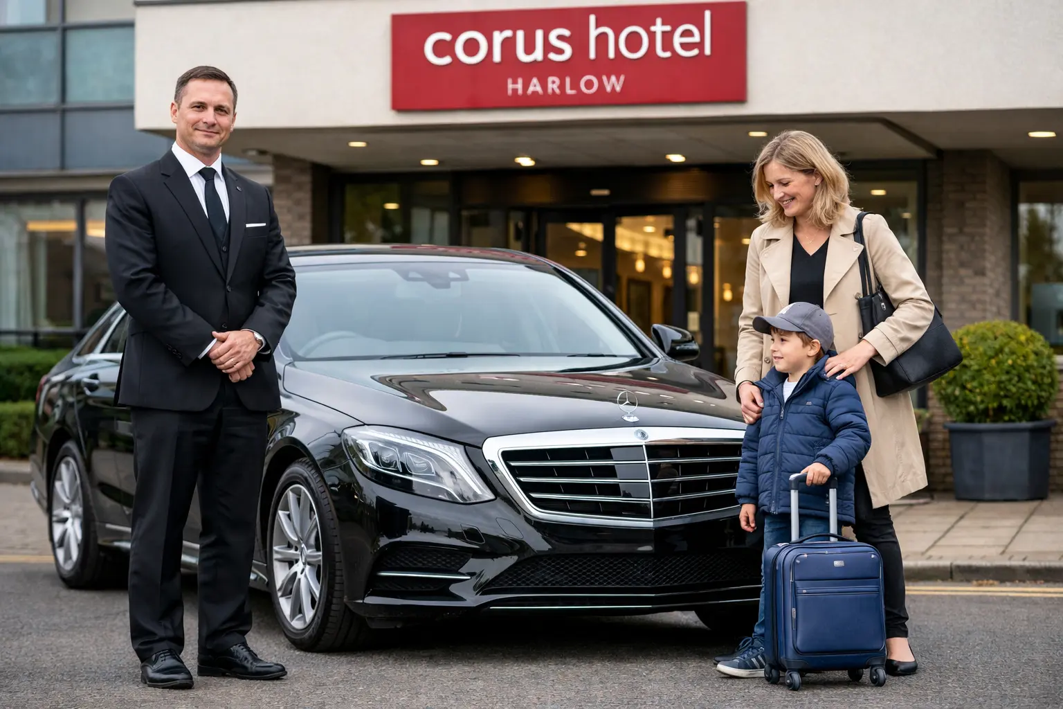 Corus Hotel Harlow Taxi Service to Heathrow Terminal 2