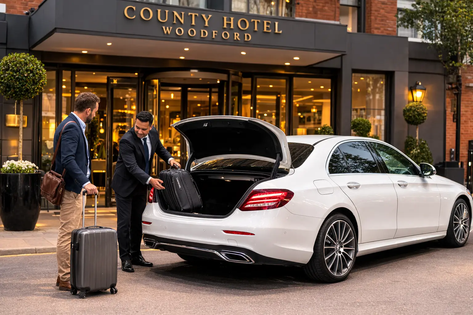 County Hotel Woodford Taxi Reliable Airport Transfer Service
