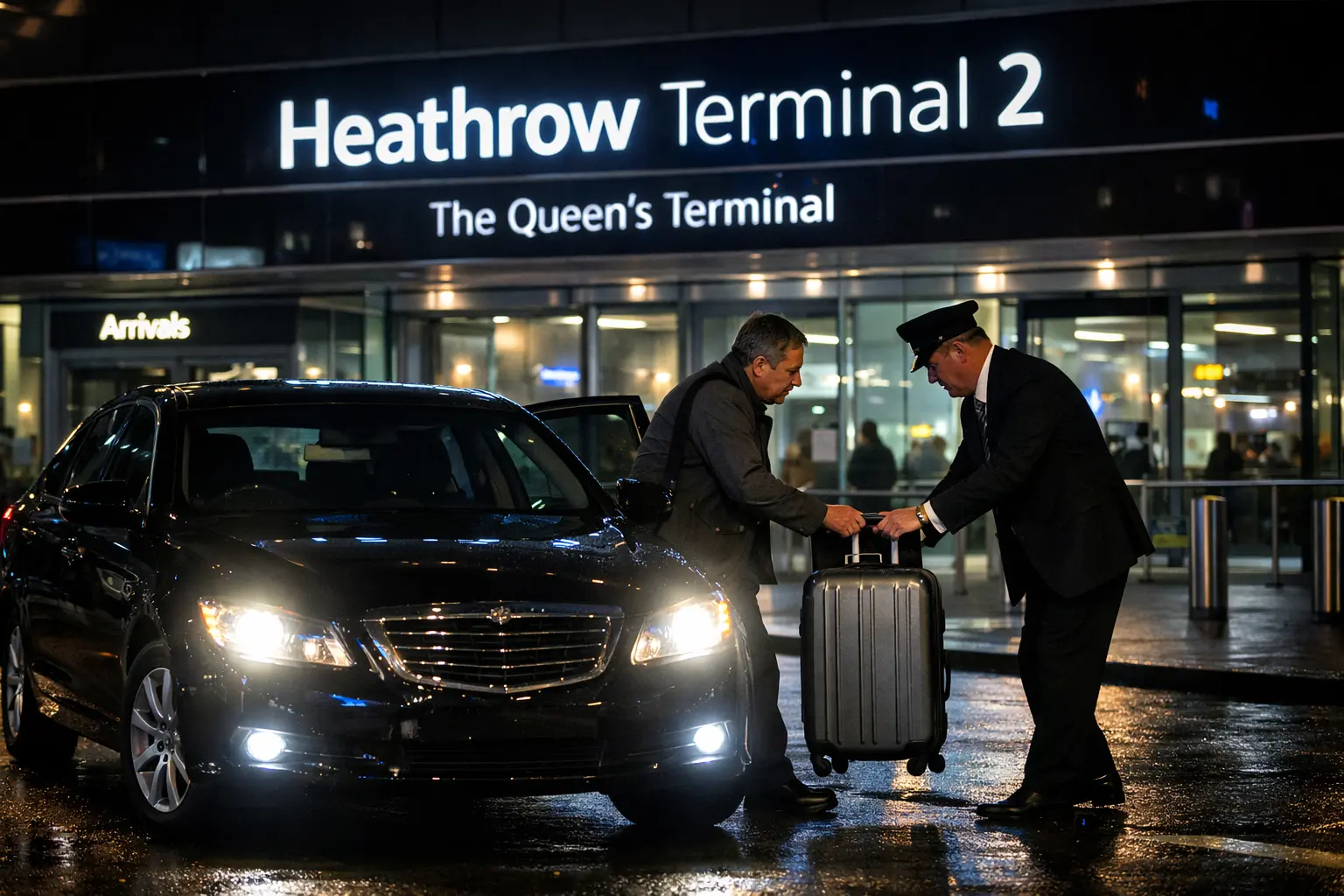 KT2 Kingston Hospital Taxi from Heathrow Terminal 2