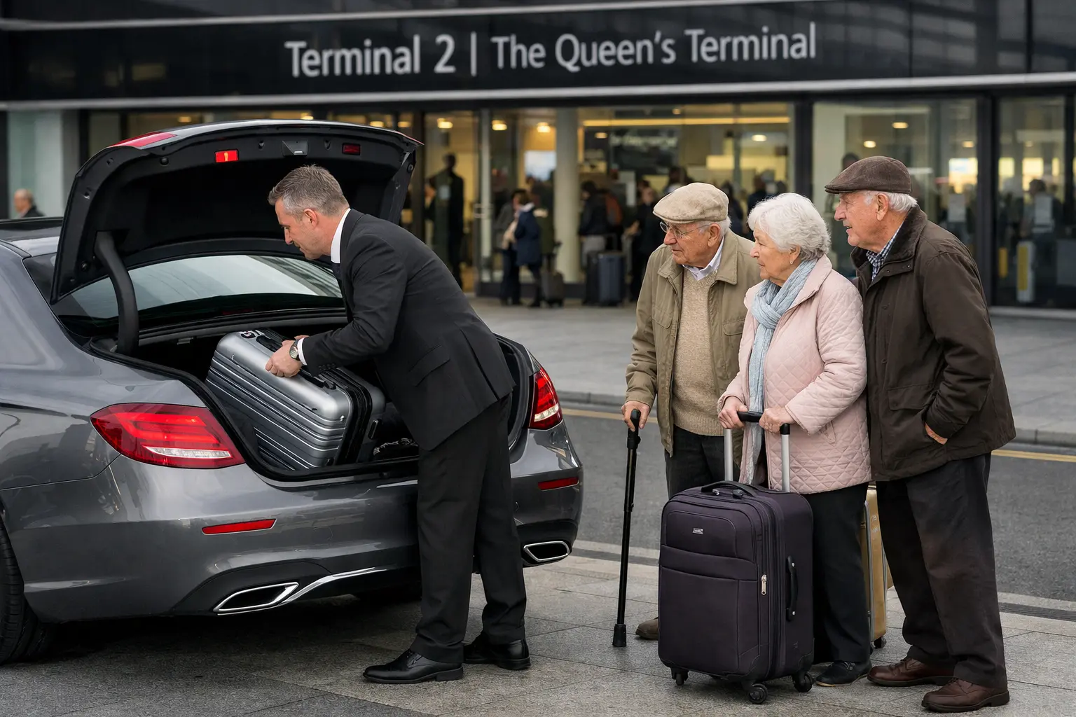 KT19 West Epsom Taxi from Heathrow Terminal 2