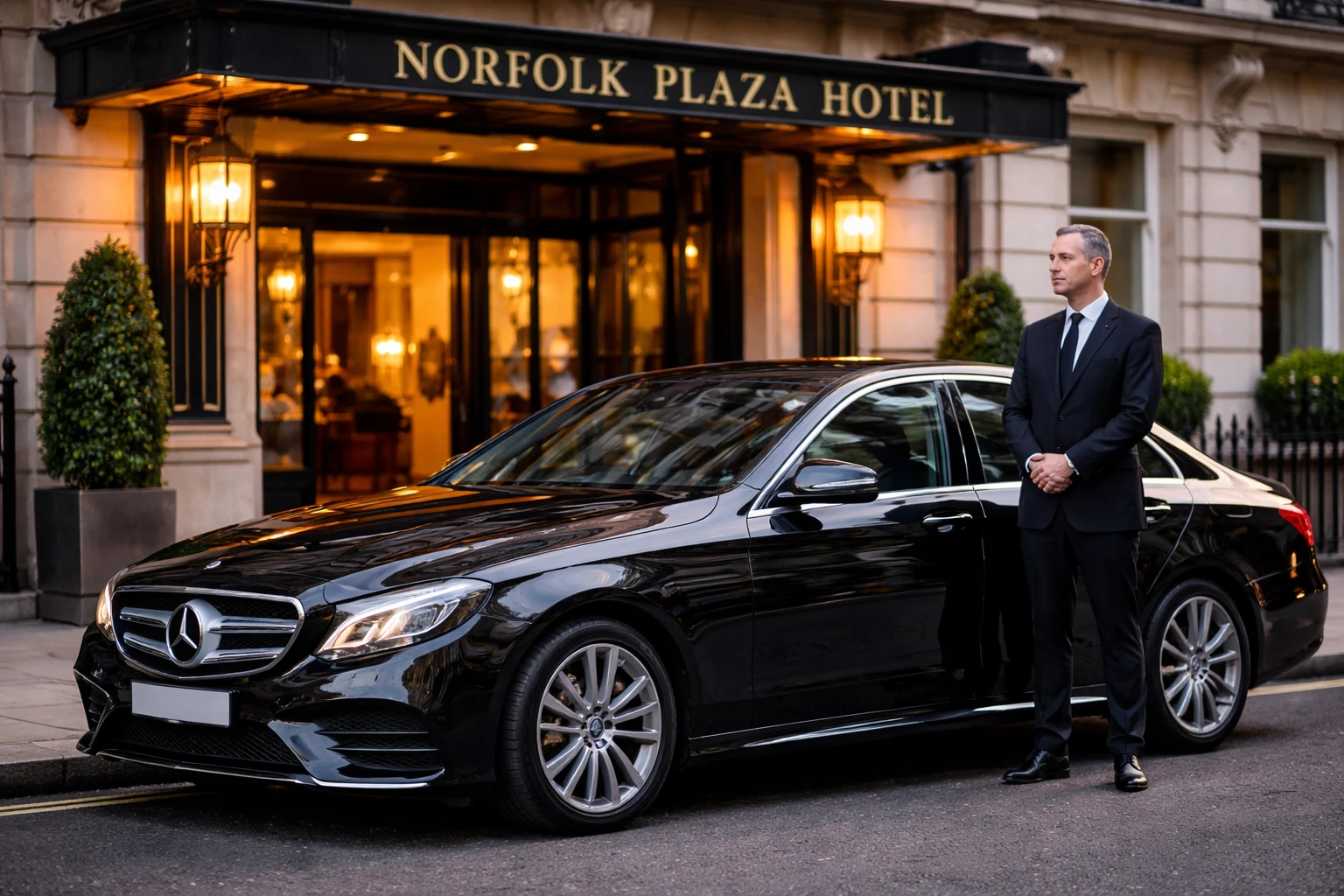 Norfolk Plaza Hotel Taxi to Heathrow Airport - Transfer T2